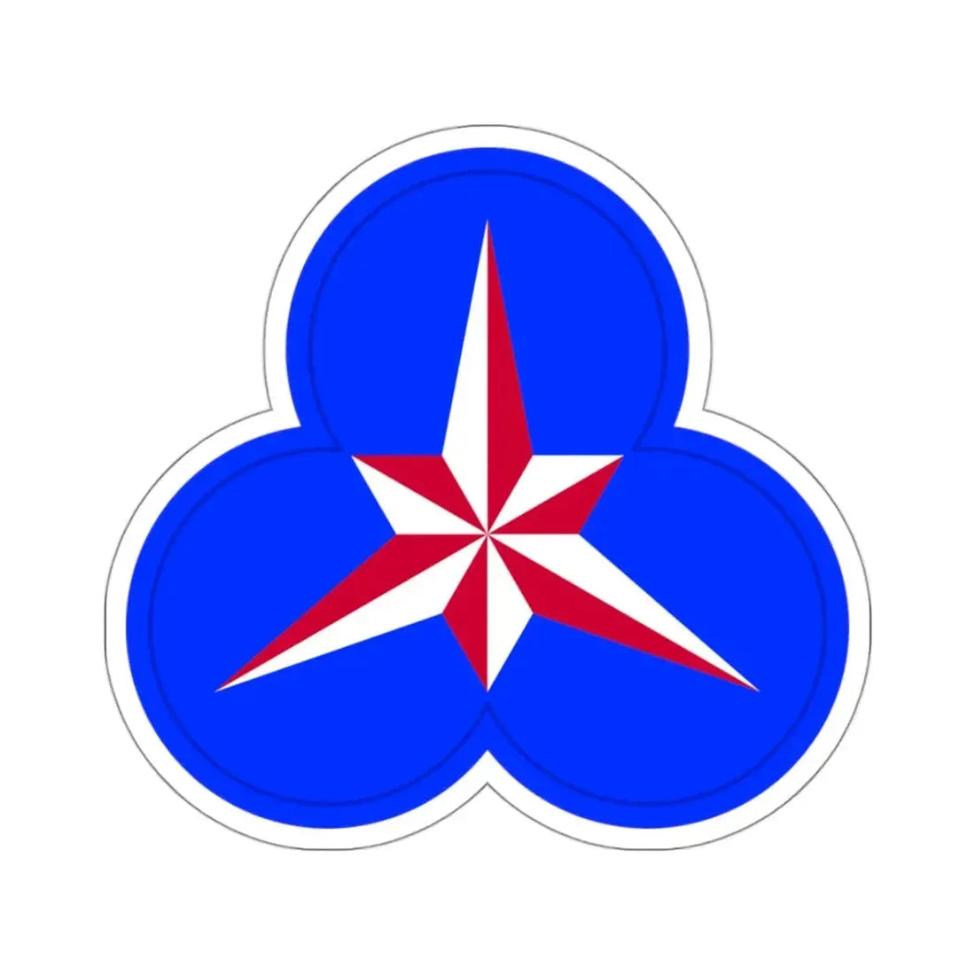 XXXVI Corps (U.S. Army) STICKER Vinyl Kiss-Cut Decal 3 Inch White - The Sticker Space