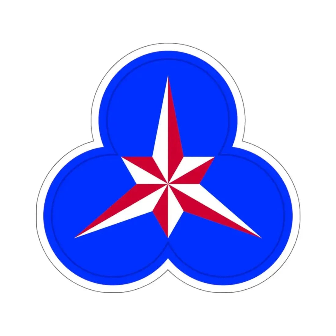 XXXVI Corps (U.S. Army) STICKER Vinyl Kiss-Cut Decal 4 Inch White - The Sticker Space