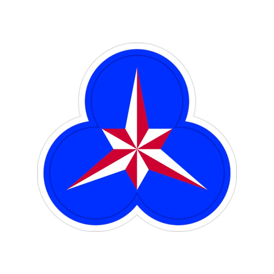 XXXVI Corps (U.S. Army) Transparent STICKER Die-Cut Vinyl Decal 2 Inch - The Sticker Space