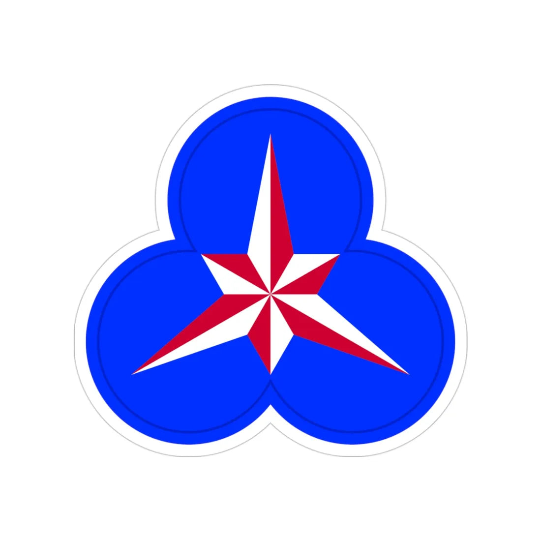 XXXVI Corps (U.S. Army) Transparent STICKER Die-Cut Vinyl Decal 3 Inch - The Sticker Space