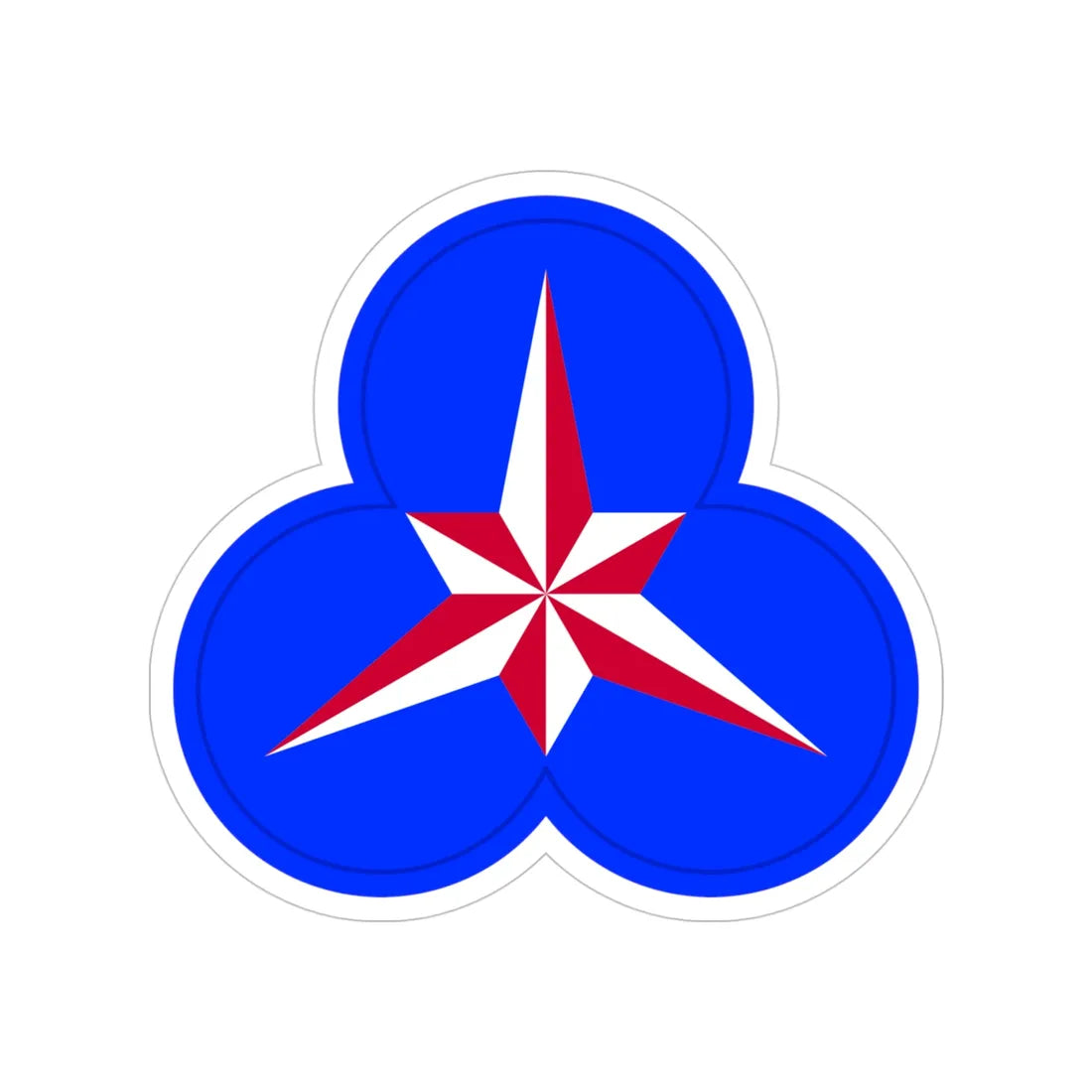 XXXVI Corps (U.S. Army) Transparent STICKER Die-Cut Vinyl Decal 4 Inch - The Sticker Space