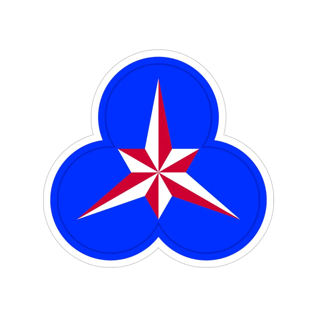 XXXVI Corps (U.S. Army) Transparent STICKER Die-Cut Vinyl Decal 5 Inch - The Sticker Space