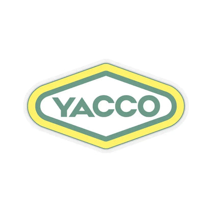 Yacco (Logo) STICKER Vinyl Kiss-Cut Decal 4 Inch Transparent - The Sticker Space