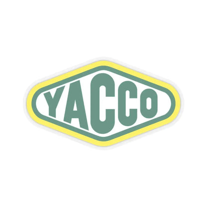 Yacco (old) (Logo) STICKER Vinyl Kiss-Cut Decal 2 Inch Transparent - The Sticker Space