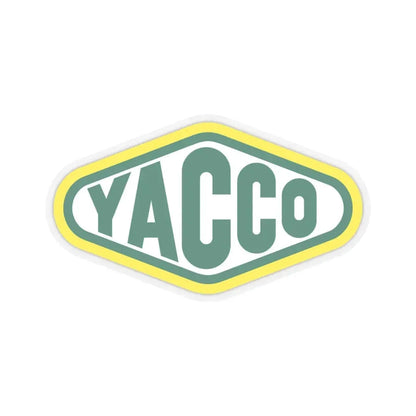 Yacco (old) (Logo) STICKER Vinyl Kiss-Cut Decal 4 Inch Transparent - The Sticker Space