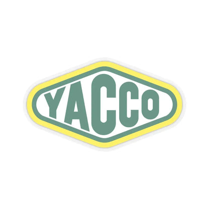 Yacco (old) (Logo) STICKER Vinyl Kiss-Cut Decal 6 Inch Transparent - The Sticker Space
