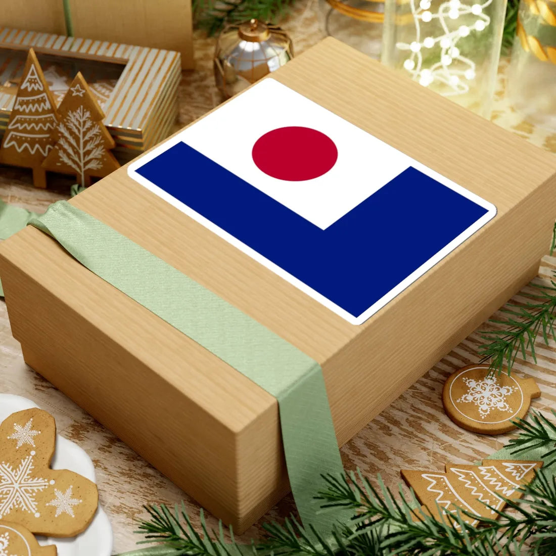 Yacht ensign of Japan (Japan) STICKER Vinyl Kiss-Cut Decal - The Sticker Space