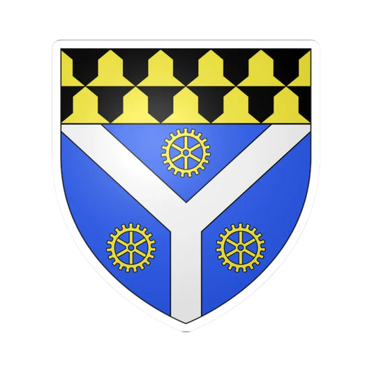 Yale School of Engineering and Applied Science (United States) (Coat of Arms) STICKER Vinyl Kiss-Cut Decal 2 Inch White - The Sticker Space