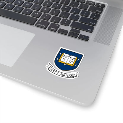Yale University Shield 1 (United States) (Coat of Arms) STICKER Vinyl Kiss-Cut Decal - The Sticker Space