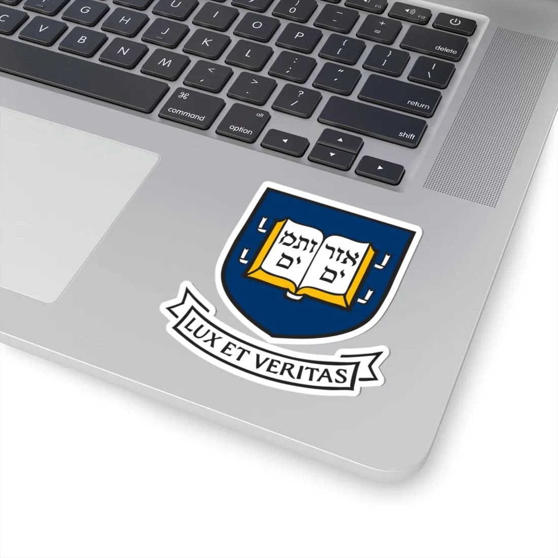 Yale University Shield 1 (United States) (Coat of Arms) STICKER Vinyl Kiss-Cut Decal - The Sticker Space