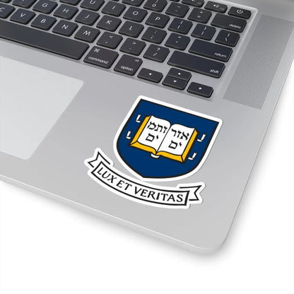 Yale University Shield 1 (United States) (Coat of Arms) STICKER Vinyl Kiss-Cut Decal - The Sticker Space