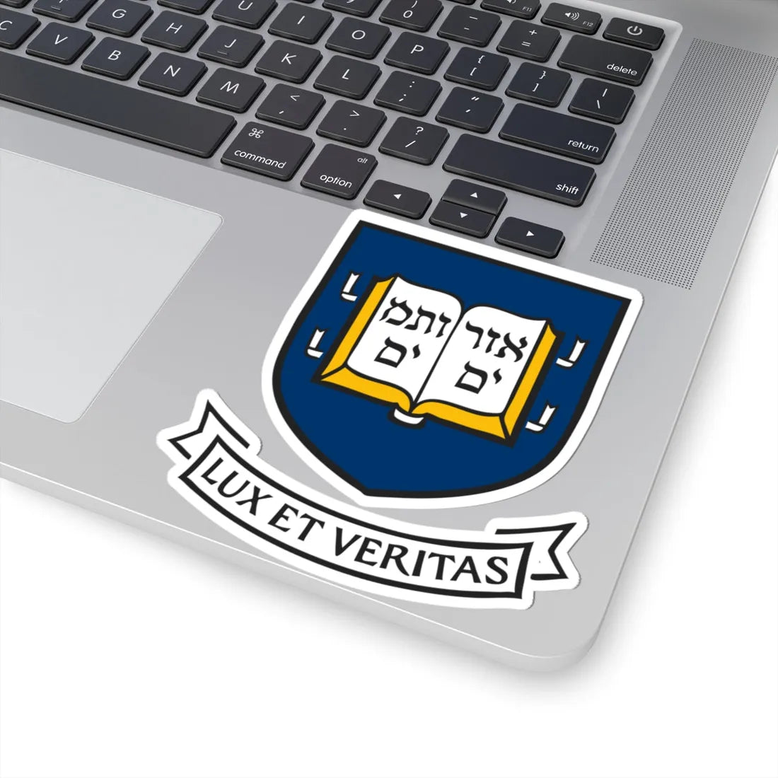 Yale University Shield 1 (United States) (Coat of Arms) STICKER Vinyl Kiss-Cut Decal - The Sticker Space