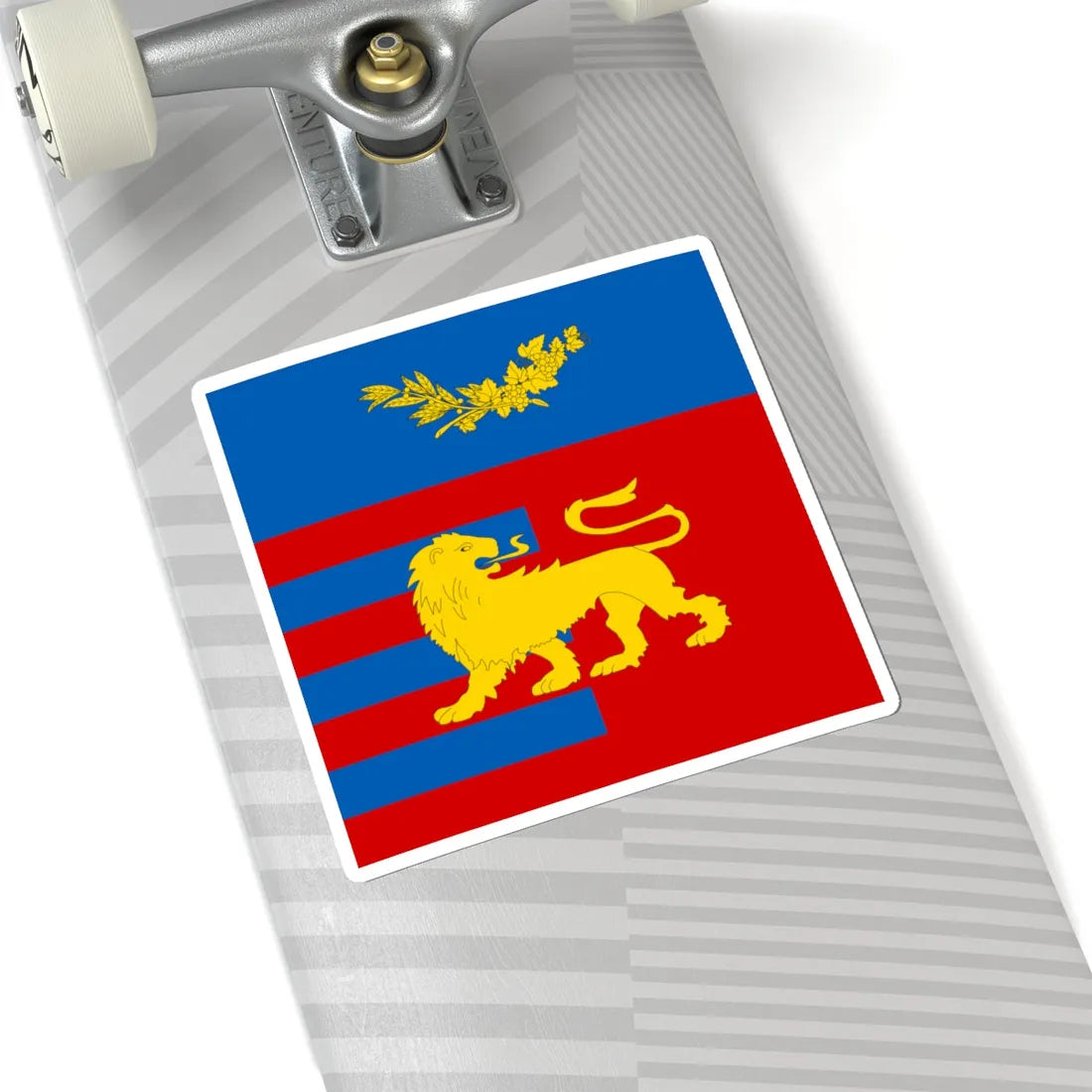 Yalta flag 2005 (Ukraine) STICKER Vinyl Kiss-Cut Decal - The Sticker Space