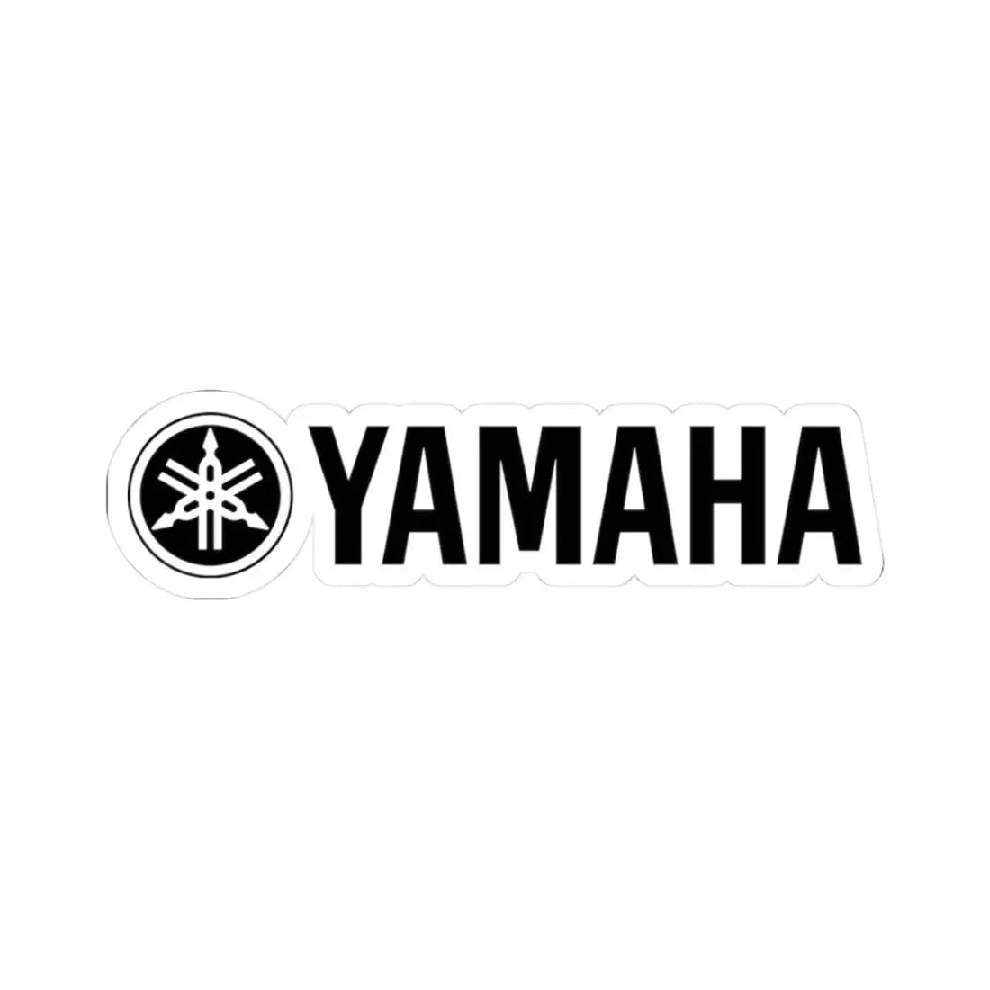 Yamaha Corporation (Logo) STICKER Vinyl Kiss-Cut Decal 3 Inch White - The Sticker Space