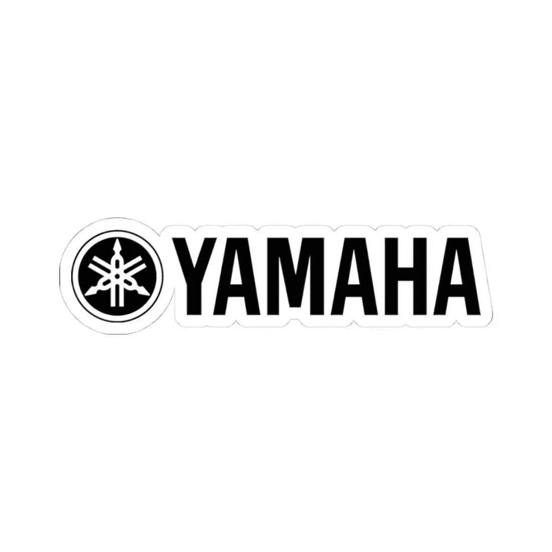 Yamaha Corporation (Logo) STICKER Vinyl Kiss-Cut Decal 4 Inch White - The Sticker Space
