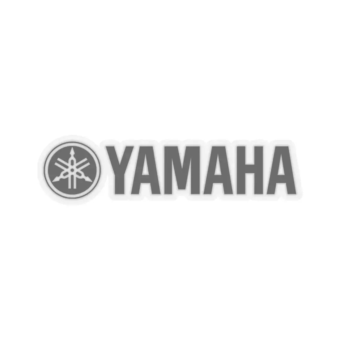 Yamaha Corporation (Logo) STICKER Vinyl Kiss-Cut Decal 6 Inch Transparent - The Sticker Space