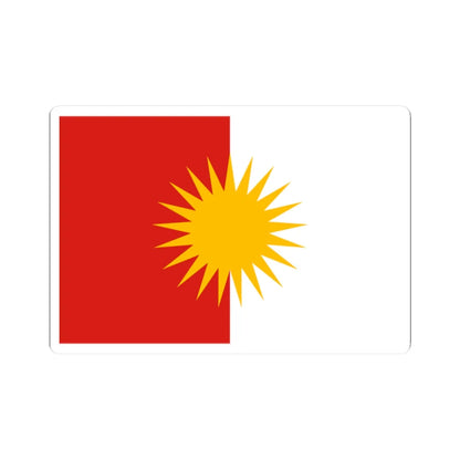 Yazidi Movement for Reform and Progress flag (Iraq) STICKER Vinyl Kiss-Cut Decal 2 Inch White - The Sticker Space