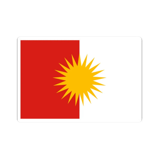 Yazidi Movement for Reform and Progress flag (Iraq) STICKER Vinyl Kiss-Cut Decal 2 Inch White - The Sticker Space