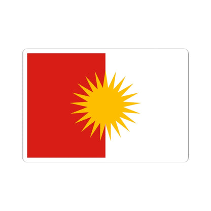 Yazidi Movement for Reform and Progress flag (Iraq) STICKER Vinyl Kiss-Cut Decal 6 Inch White - The Sticker Space