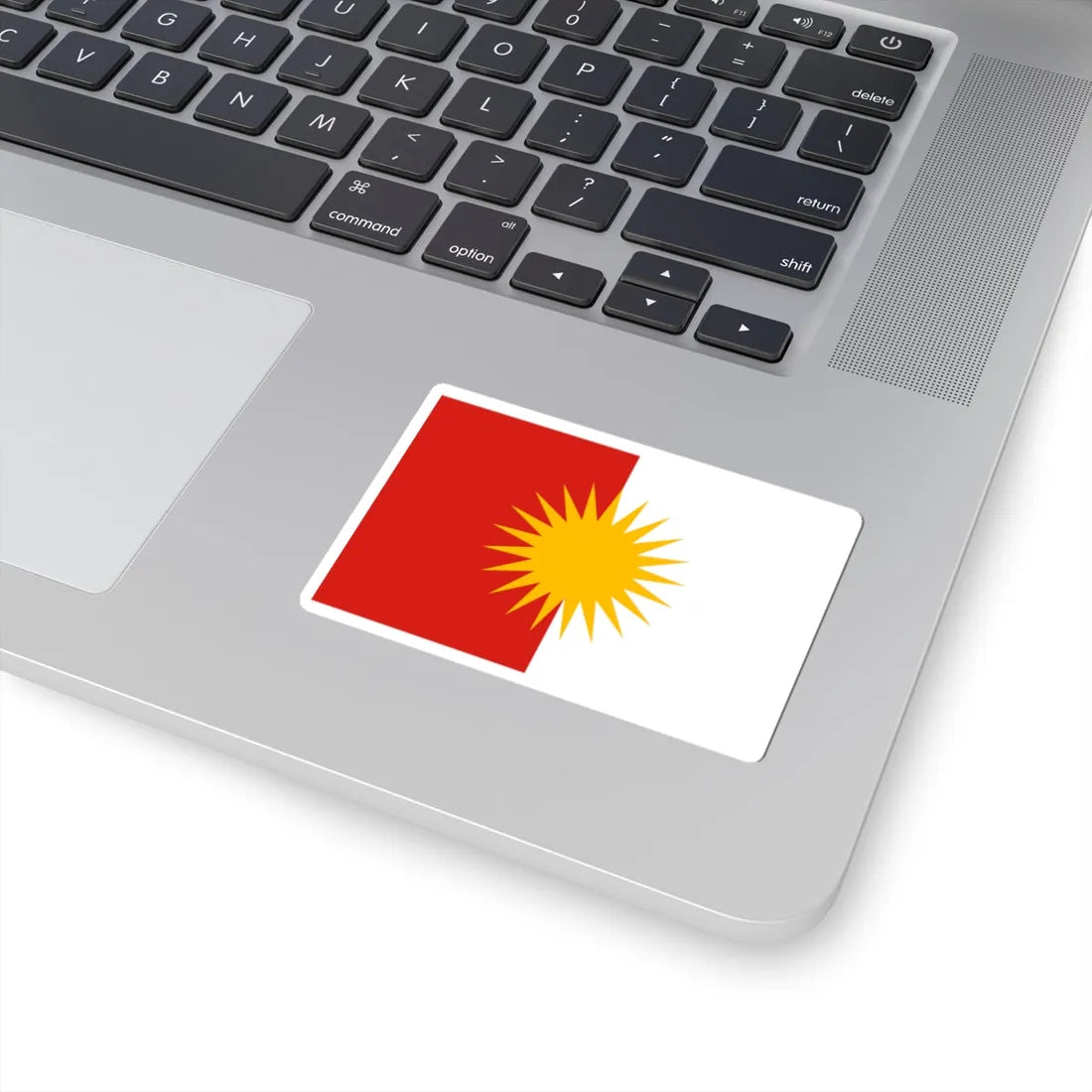 Yazidi Movement for Reform and Progress flag (Iraq) STICKER Vinyl Kiss-Cut Decal - The Sticker Space