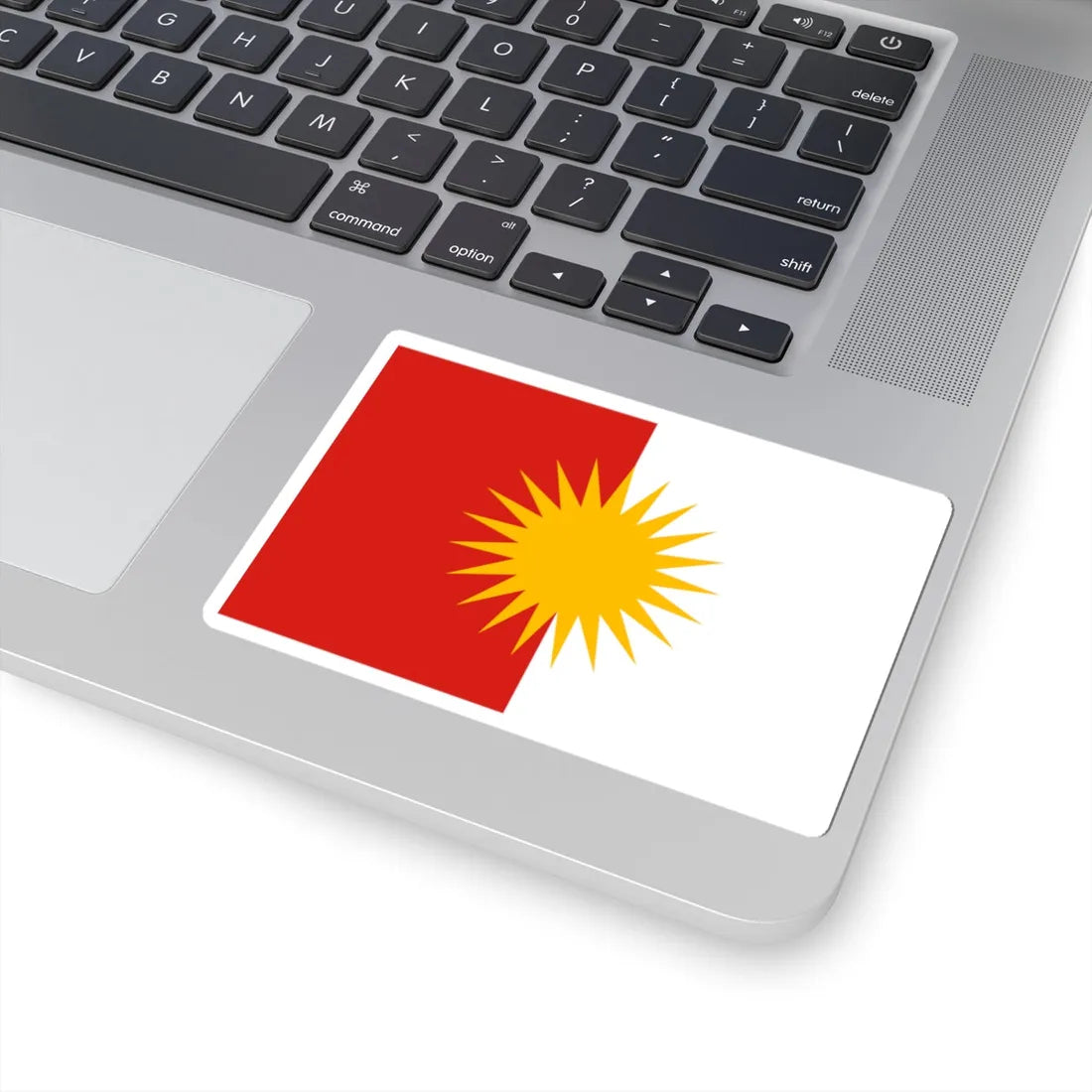 Yazidi Movement for Reform and Progress flag (Iraq) STICKER Vinyl Kiss-Cut Decal - The Sticker Space