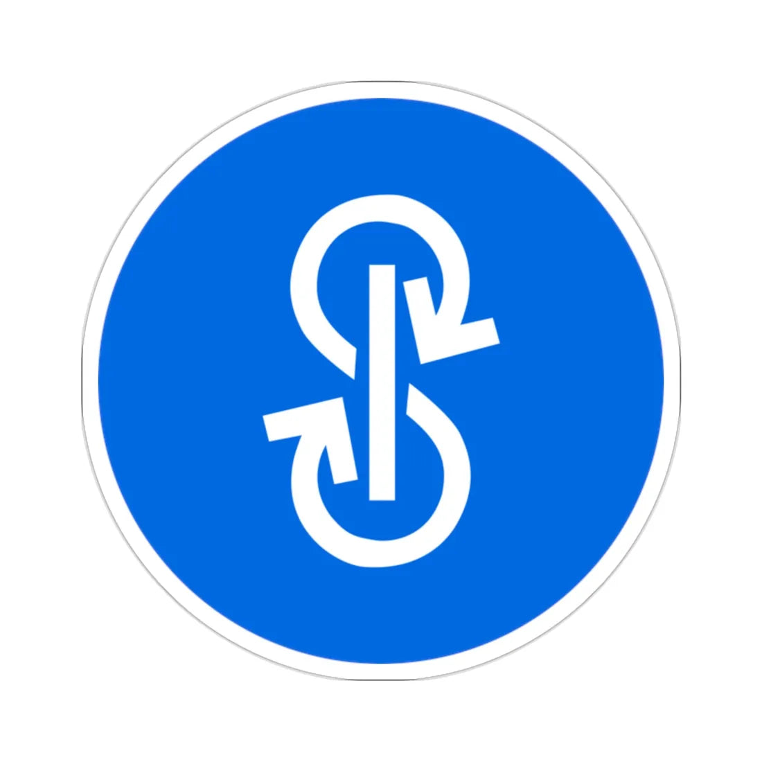 YEARN FINANCE YFI (Cryptocurrency) STICKER Vinyl Die-Cut Decal 2 Inch - The Sticker Space