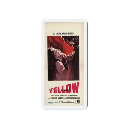 YELLOW LE CUGINE 1969 Movie Poster - Refrigerator Magnet