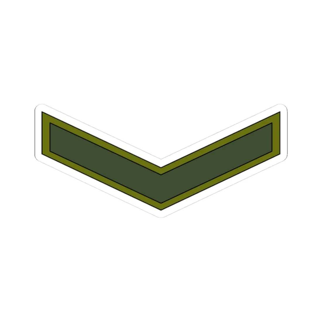Yemen Army OR 3 (Yemen) (Military Rank) STICKER Vinyl Kiss-Cut Decal 3 Inch White - The Sticker Space