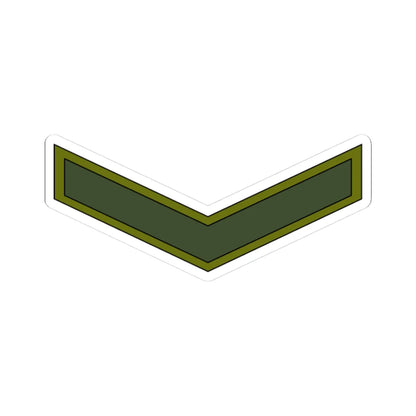 Yemen Army OR 3 (Yemen) (Military Rank) STICKER Vinyl Kiss-Cut Decal 3 Inch White - The Sticker Space