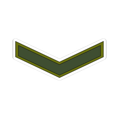 Yemen Army OR 3 (Yemen) (Military Rank) STICKER Vinyl Kiss-Cut Decal 4 Inch White - The Sticker Space
