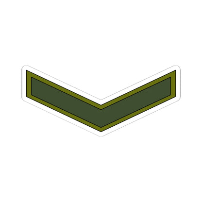 Yemen Army OR 3 (Yemen) (Military Rank) STICKER Vinyl Kiss-Cut Decal 6 Inch White - The Sticker Space