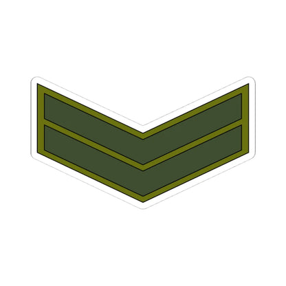 Yemen Army OR 4 (Yemen) (Military Rank) STICKER Vinyl Kiss-Cut Decal 4 Inch White - The Sticker Space