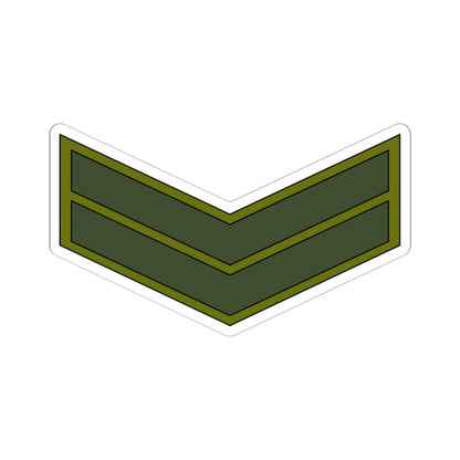 Yemen Army OR 4 (Yemen) (Military Rank) STICKER Vinyl Kiss-Cut Decal 6 Inch White - The Sticker Space
