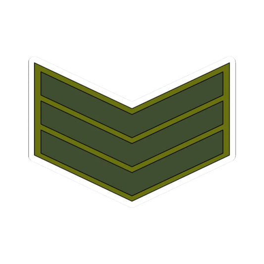 Yemen Army OR 6 (Yemen) (Military Rank) STICKER Vinyl Kiss-Cut Decal 2 Inch White - The Sticker Space