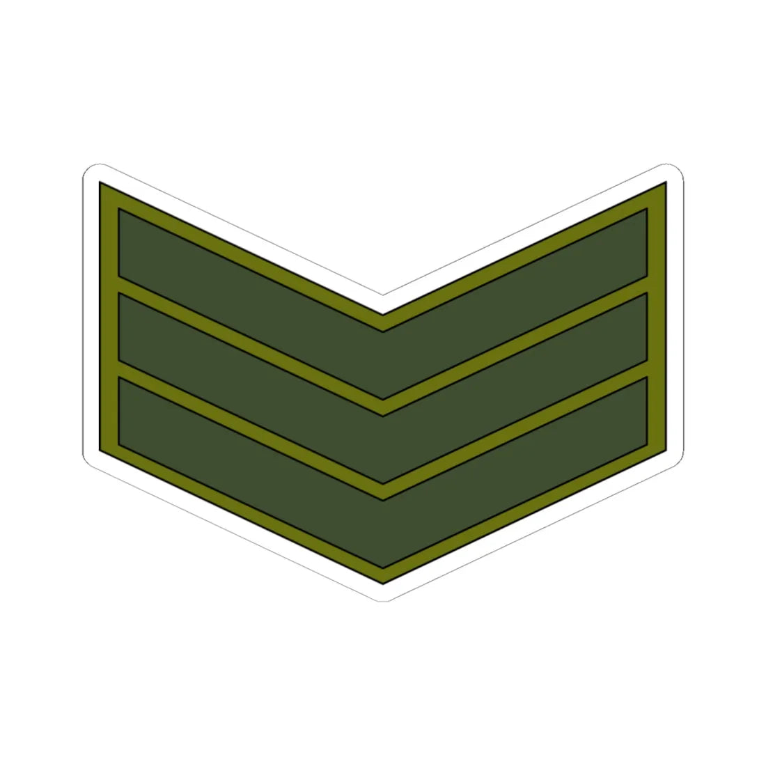 Yemen Army OR 6 (Yemen) (Military Rank) STICKER Vinyl Kiss-Cut Decal - The Sticker Space