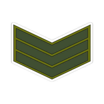 Yemen Army OR 6 (Yemen) (Military Rank) STICKER Vinyl Kiss-Cut Decal - The Sticker Space