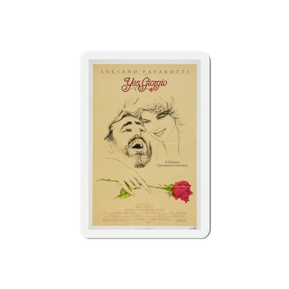 Yes, Giorgio 1982 Movie Poster Refrigerator Magnet 2 Inch - The Sticker Space