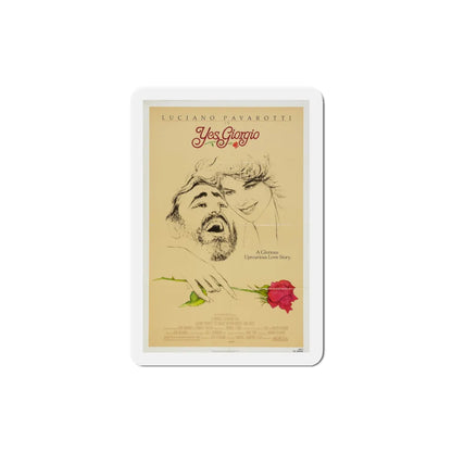 Yes, Giorgio 1982 Movie Poster Refrigerator Magnet 3 Inch - The Sticker Space