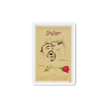 Yes, Giorgio 1982 Movie Poster Refrigerator Magnet 5 Inch - The Sticker Space