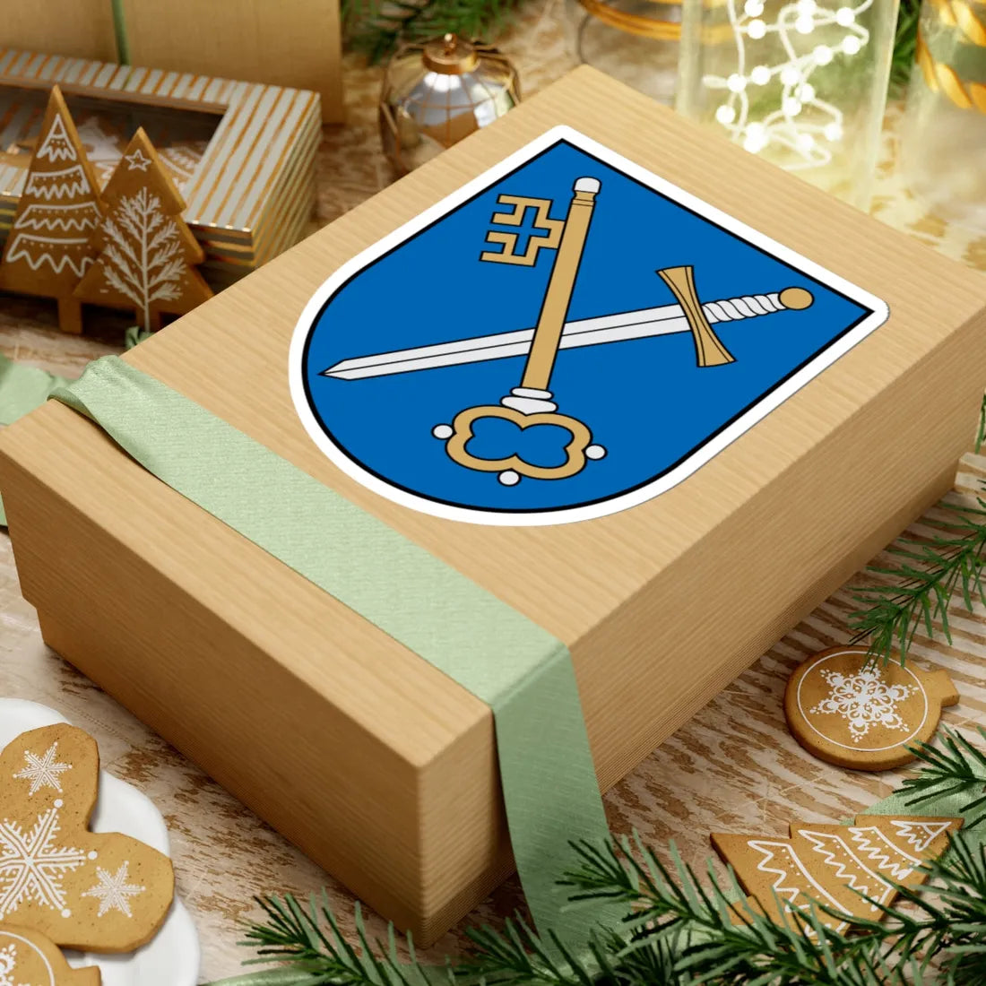 Žygaičiai COA (Lithuania) (Coat of Arms) STICKER Vinyl Kiss-Cut Decal - The Sticker Space