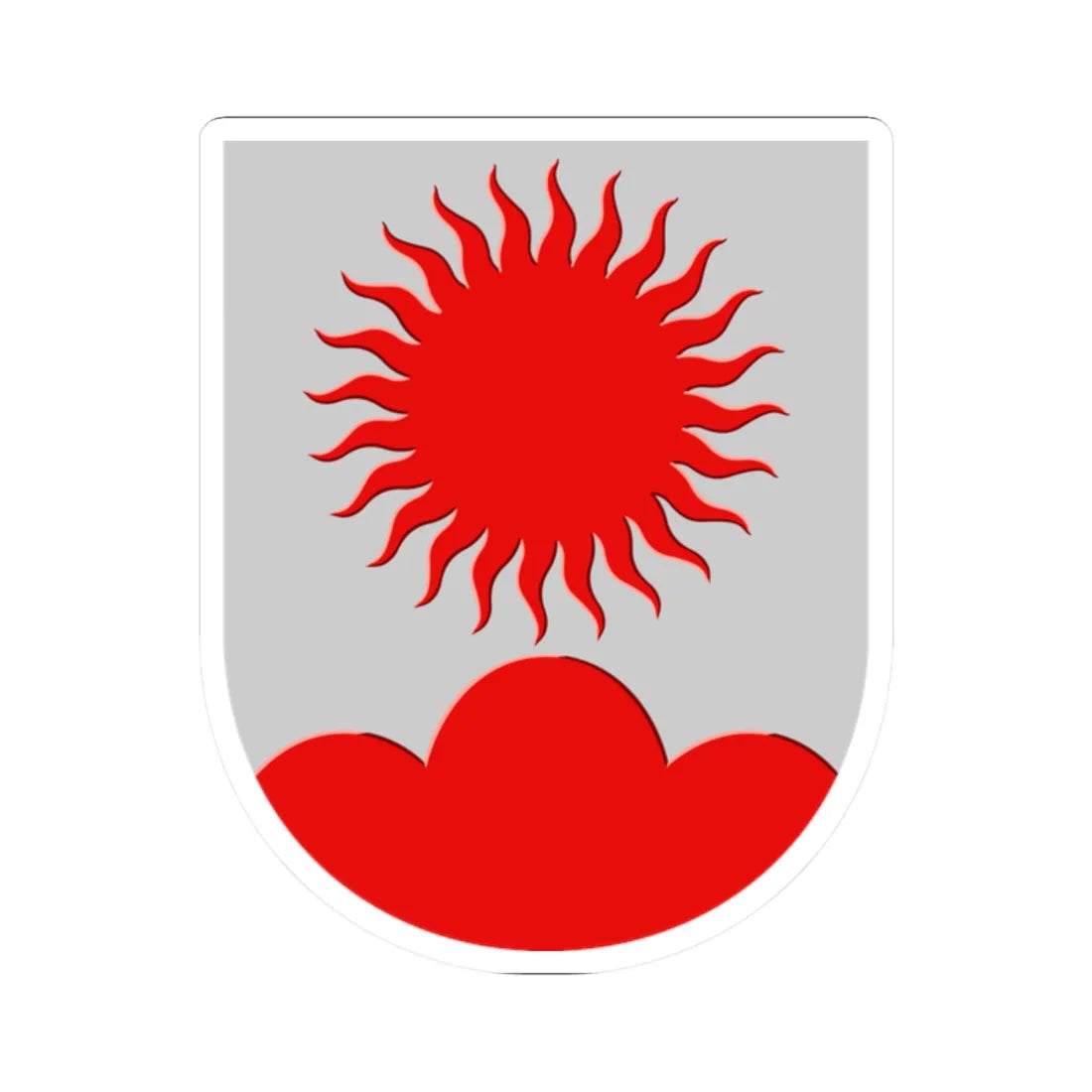 Ylitornio.vaakuna (Finland) (Coat of Arms) STICKER Vinyl Kiss-Cut Decal 2 Inch White - The Sticker Space