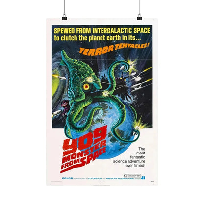 YOG MONSTER FROM SPACE 1970 - Paper Movie Poster 16″ x 24″ Matte - The Sticker Space