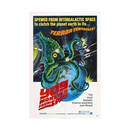 YOG MONSTER FROM SPACE 1970 - Paper Movie Poster - The Sticker Space