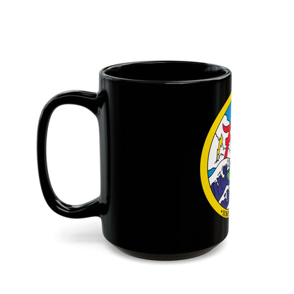 Yokosuka Japan NAVPACMETOFAC (U.S. Navy) Black Coffee Mug-The Sticker Space