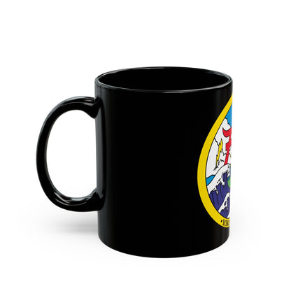 Yokosuka Japan NAVPACMETOFAC (U.S. Navy) Black Coffee Mug-The Sticker Space