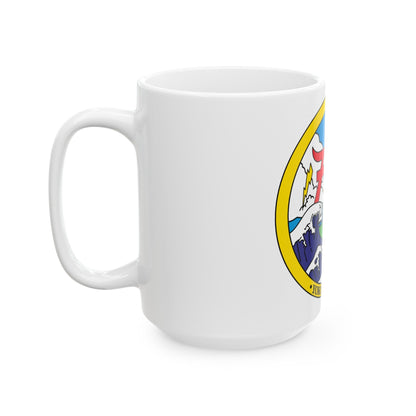 Yokosuka Japan NAVPACMETOFAC (U.S. Navy) White Coffee Mug-The Sticker Space