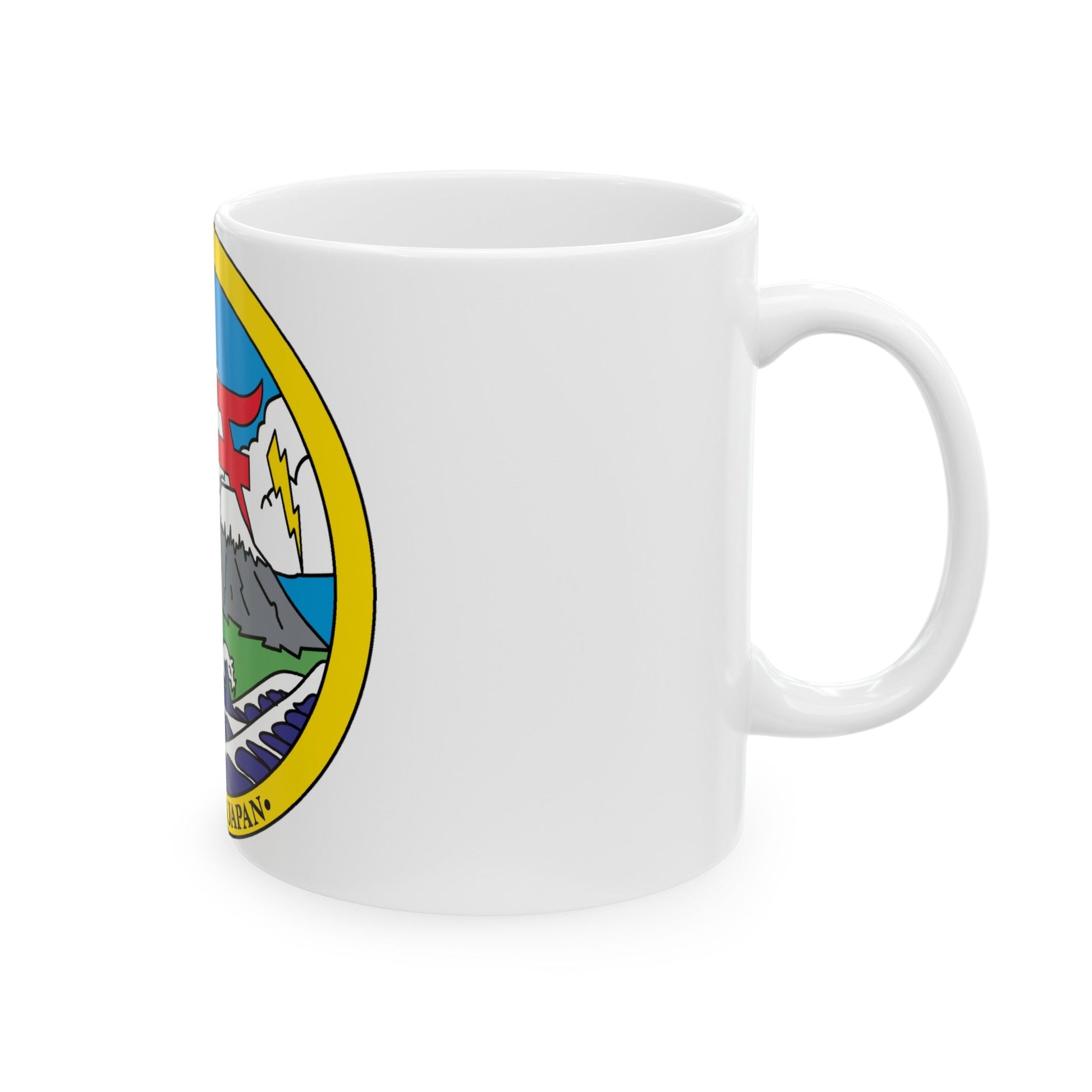 Yokosuka Japan NAVPACMETOFAC (U.S. Navy) White Coffee Mug-The Sticker Space