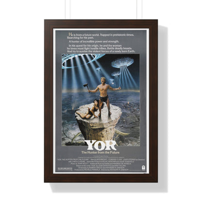 YOR THE HUNTER FROM THE FUTURE (2) 1983 - Framed Movie Poster-16″ x 24″-The Sticker Space