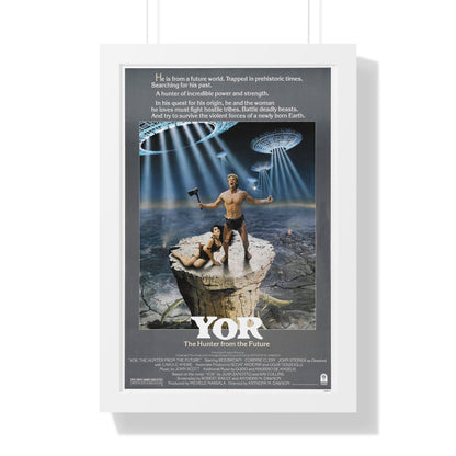 YOR THE HUNTER FROM THE FUTURE (2) 1983 - Framed Movie Poster-16″ x 24″-The Sticker Space