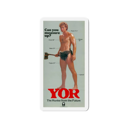 YOR THE HUNTER FROM THE FUTURE (3) 1983 Movie Poster - Refrigerator Magnet 3 Inch - The Sticker Space